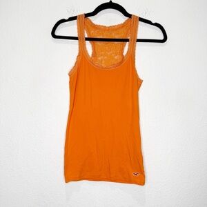 Hollister Y2K Lace Fitted Racerback Tank Top Elena Gilbert Long